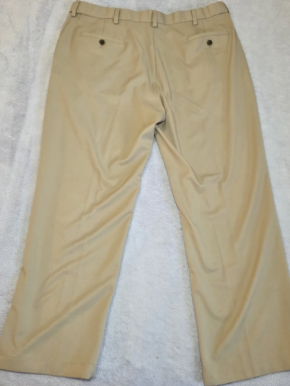 Haggar Cool 18 Pro Khaki Pants Men’s 38x30 Classic Fit